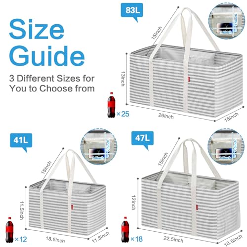 LHZK Standing Extra Large Tote