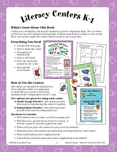 Take It to Your Seat Literacy Centers, Grades K-1 - Image 8