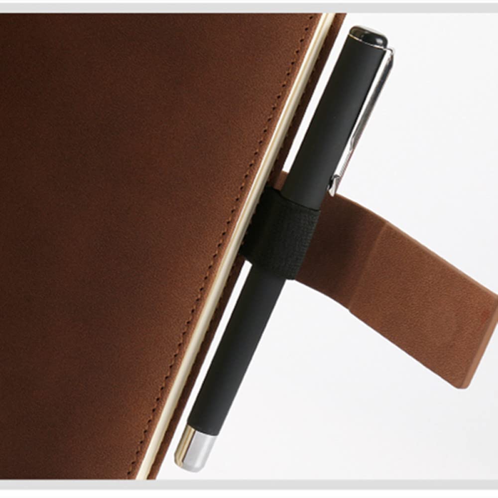 Quaderno A5 retrò Business in finta pelle doppia copertina Blocco note Agenda Journal Planner Forniture per ufficio Forniture per studenti, A5, Grigio, 1 PZ