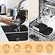 Heissluftfritteuse Zubehör für Tefal EY9018 Dual Easy Fry 5,2/3,1L - Airfryer Zubehör Einschließlich Silikonform, Grillrost, Brotbackformen, Küchenzange, Ölspray, usw