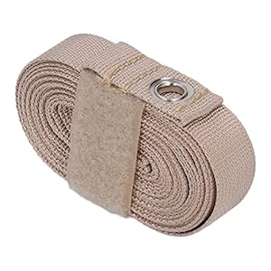 Uxsiya Nylon verlengtouw, scheurbestendig campingtentkoord voor het drogen van kleding (kaki)