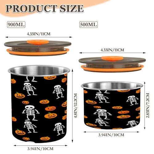 Envase hermético de acero inoxidable para café 17oz miniatura 2