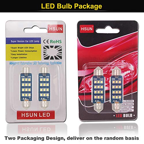 Bulbos LED Festoon 42MM 578 C5W 6000K Blanco 2 Pack miniatura 6