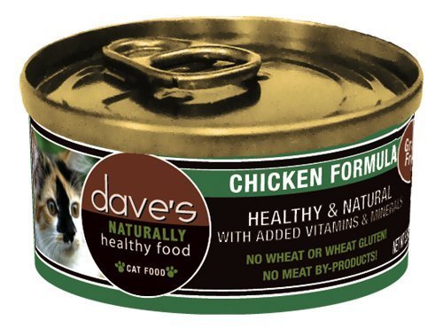 Daves Naturally Healthy Chicken Formula For Cats Pack 24x5 5oz