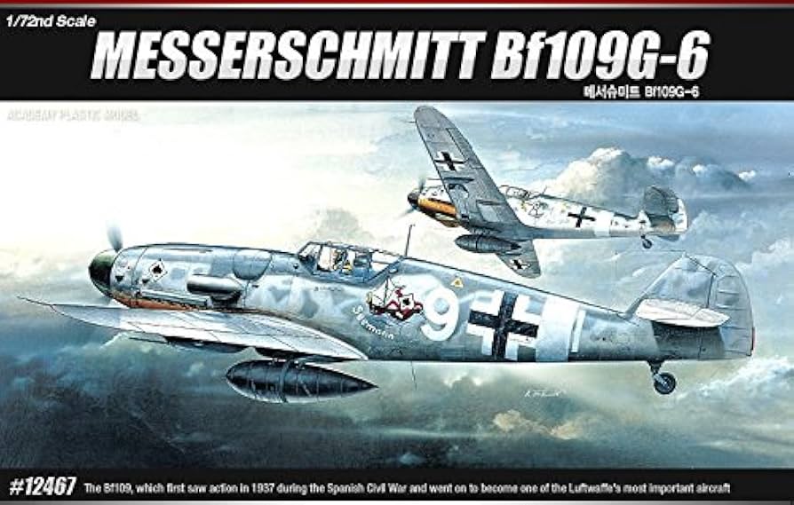 Amazon | Academy 12467 Messerschmitt bf109g-6 1 / 72 fa169