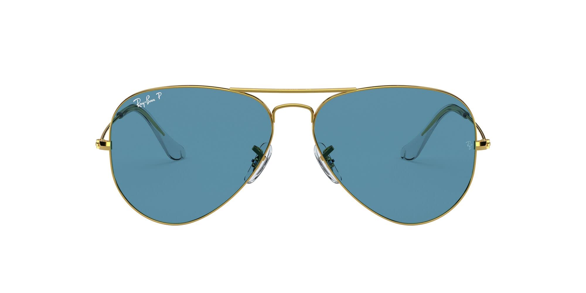 Ray-Ban RB3025 Classic Aviator Sunglasses Legend Gold/Blue 55 Millimeters