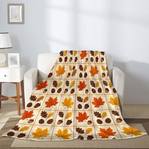 Couverture en molleton douce et confortable plaid orange cocooning lit