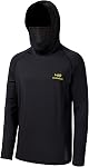 Bassdash UPF 50+ Men’s Long Sleeve Fishing Shirt with Mask UV Neck Gaiter Hoodie