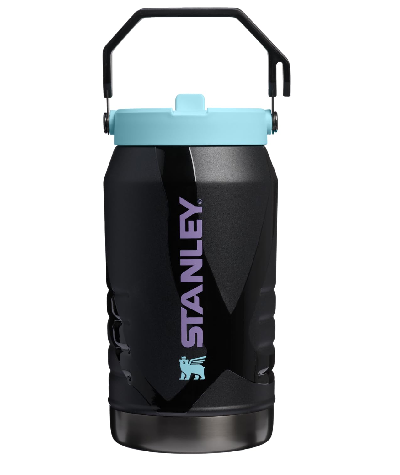 STANLEY IceFlow Flip Straw 2.0 Jug, 64 oz, Caitlin Clark Blacktop | Easy Carry Handle | Twist On Lid and Flip Up Straw | Leakproof Water Bottle | Insulated Stainless Steel | BPA-Free