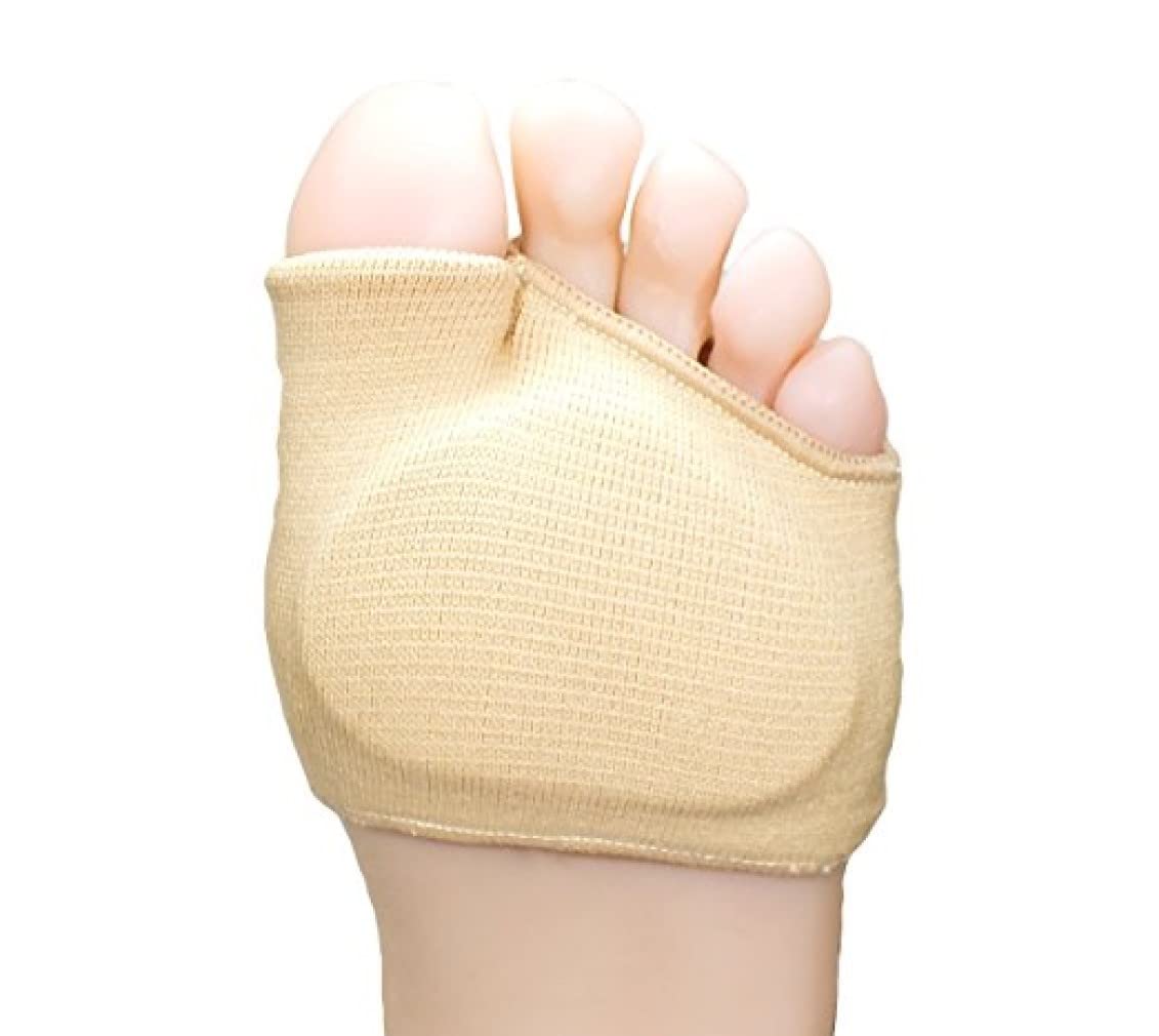 PEDIMEND Mittelfußknochenpolster aus Silikongel, gepolstert, schützt Mittelfußknochen vor Druck und Scherkräften – Lindert Brennsensor, lindert Hühneraugen, Hornhaut und Fußpflege, 1 Paar