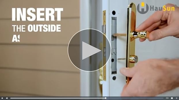ダーマ ナリス 10点セット HauSun Storm Door Handle Set Replacement Kit with 2 Point Mortise