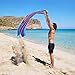 Dock & Bay Beach Towel - Quick Dry, Sand Free - Compact, Lightweight - 100% Recycled - Includes Bag - Ocean Pavilion - Large (160x90cm, 63x35)