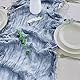 6 Stück Seihtuch Tischläufer blau,Rustikaler Gaze 90 x 300cm,Boho Cheesecloth Tischläufer Hochzeit Tischdecke,Salbeigrüne Seihtuch-Tischläufer,RustikaleSalbeigrüne Tischdecke,Käsetuch Boho Tischläufer