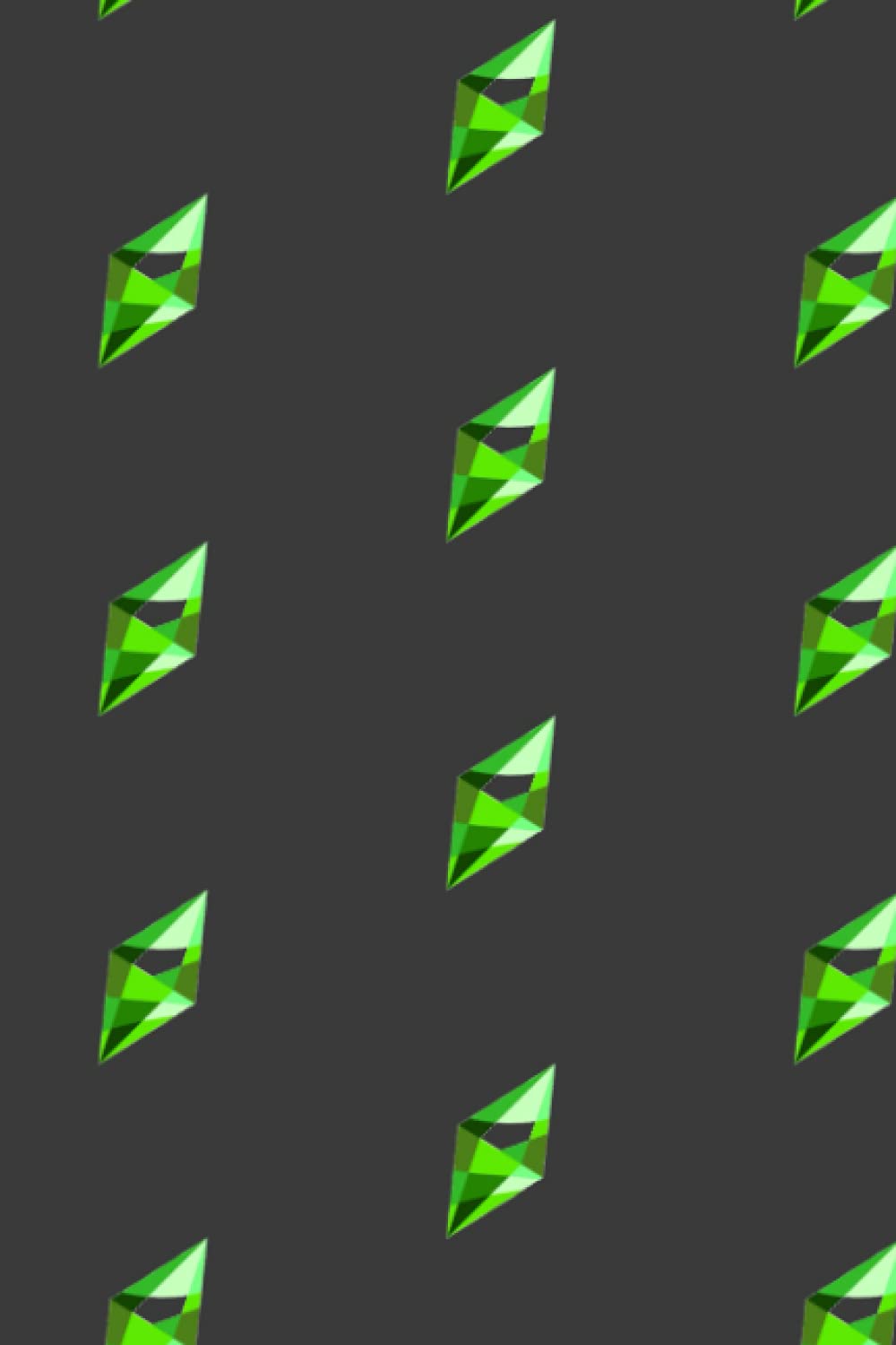 Plumbob Notebook, Black (6x9, 100 pages)