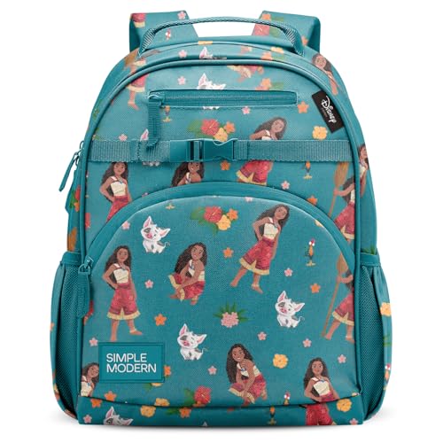 Simple Modern Medium Disney Toddler Backpack for School Girls and Boys | Kindergarten Elementary Kids Backpack | Fletcher Collection | Kids - 15 tall | Moana Oceana