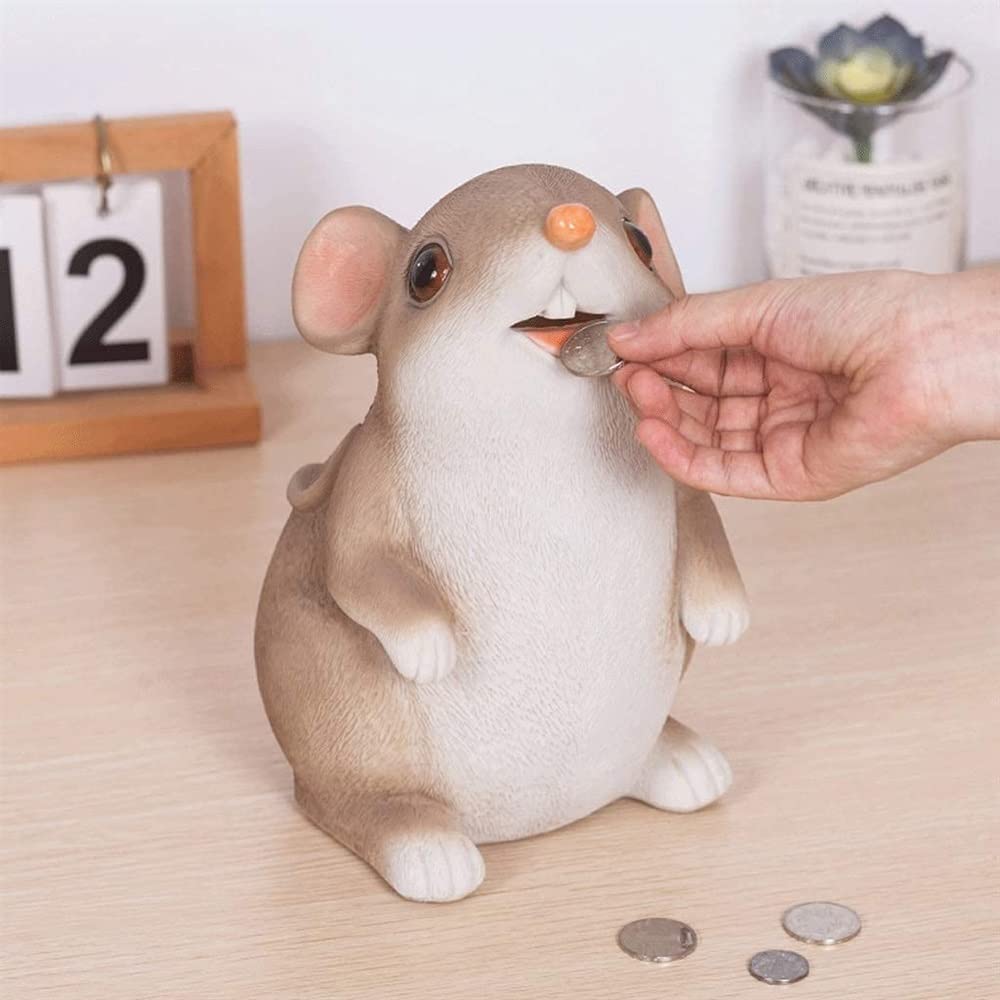 Amazon.co.jp: 貯金箱 紙幣貯蓄インマネーボッ かわいいネズミコイン 