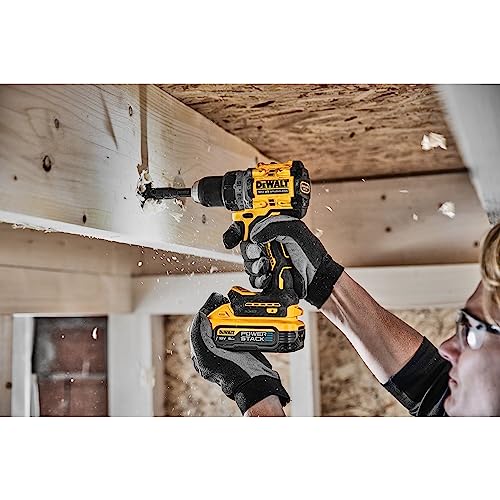 Perceuse visseuse DEWALT POWERSTACK 2 Batteries 18V 5Ah DCD800H2T QW - vue 6