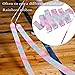 HZMM 2 Pcs Dance Ribbons, 78.7 Inch Sparkling Dance Ribbon Streamer, Rhythmic Gymnastics Ribbon with Wand, Twirling Dancing Ribbons, for Kids Girls Adults Talent Shows Artistic Dancing Training