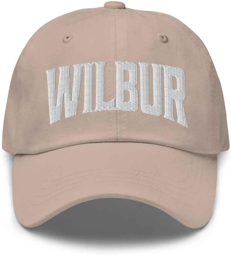 Wilbur Baseball Cap Wilbur Dad Hat Washington WA Hat Embroidered Souvenir
