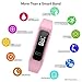 HUAWEI Band 3e Smart Fitness Activity Tracker, Dual Wrist & Footwear Mode, 5ATM Water Resistance for Swim, Professional Running Guidance, Pink, One Size