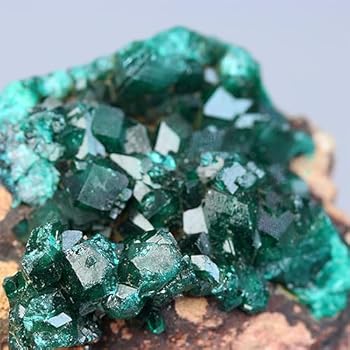 Amazon | ダイオプテーズ（翠銅鉱）コンゴ産 Dioptase 鉱物