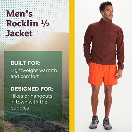 Image of MARMOT Men's Rocklin 1 /2 Zip, Lightweight Fleece Pullover Jacket