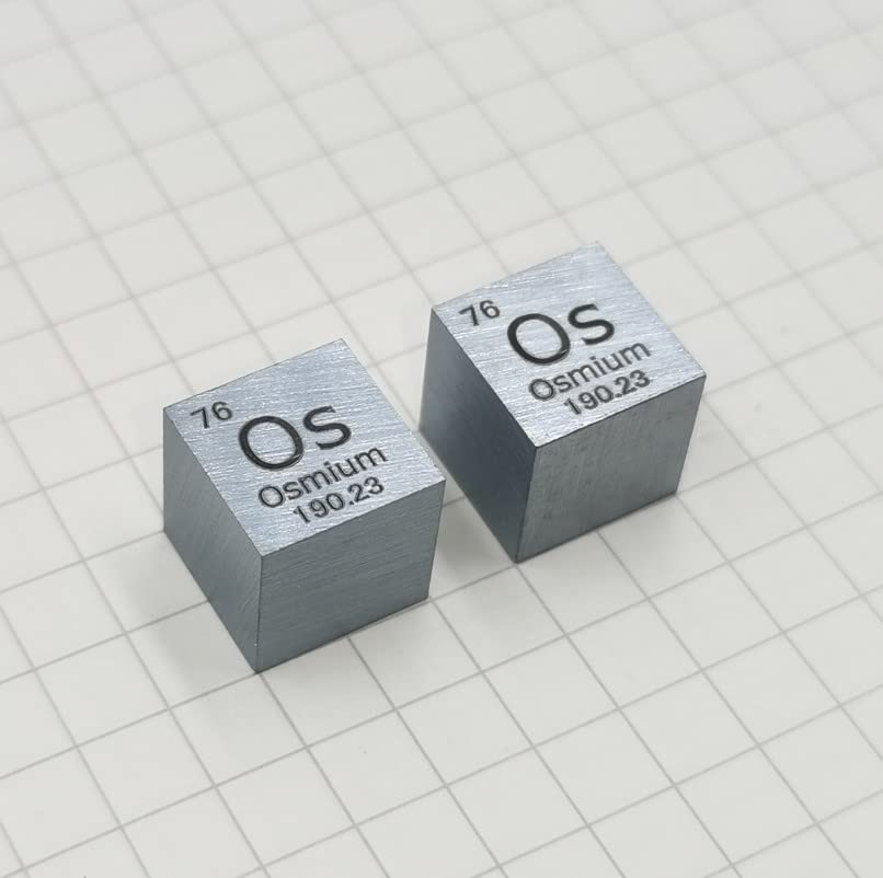 Produktbild von Hafnium-Würfel 10x10x10 Mm – 99,9% Reinheit, Metallic, 13,3 G, Periodensystem-Sammlerstück, Für Chemie-Fans & Wissenschaftler