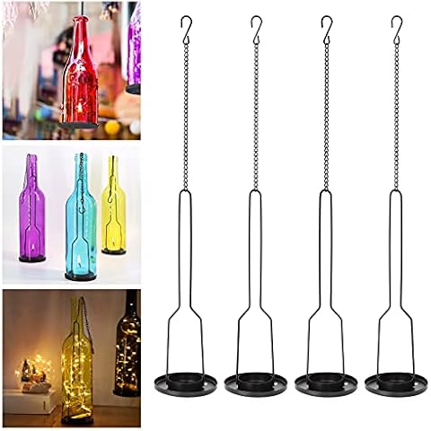 AceList Wrought Iron Hanging Candelabra Cover