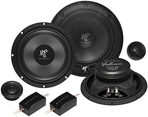 Hifonics Speaker 400 W 16.5 cm VX6.2E Component Including Installation Kit for BMW 3 Series Saloon E46 03/98-02/05
