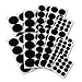 Junipers Assorted Furniture Felt Floor Protector Pads, Pack of 152 - Black