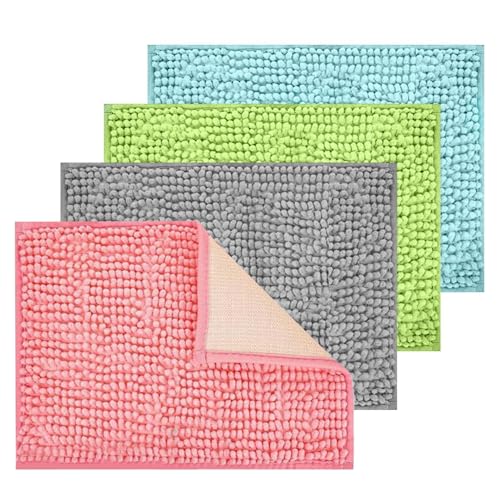 Genérico Forro de Jaula para hurón,4 Almohadillas absorbentes, Lavables y | Protector para Jaula   Usable como Esquinero o Empapador   para Zonas de Juego, Conejeras y Entrenamiento en Interiores