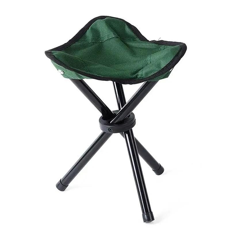 Portable Folding Chair with Arm Rest and Cup Holder with Carrying Bag for Camping Travelling Lawn Patio Fishing Garden Beach Picnic Outdoor Foldable Chair (Tripod Stool Child)-image-45