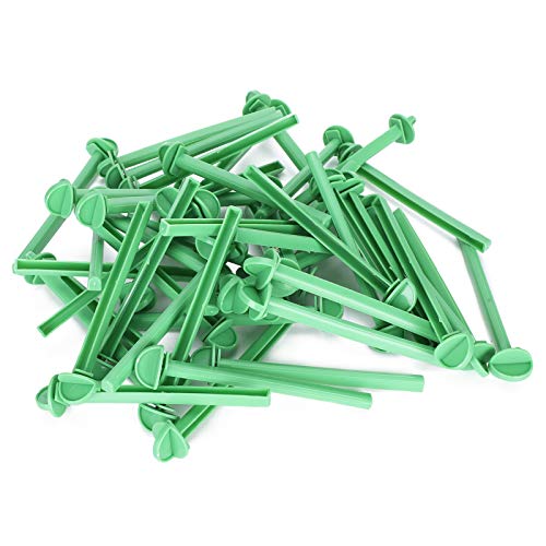Bird Play Stand Perch Plastic Cage Standing Stick Parakeet Bar Accessory 50Pcs - Image 3