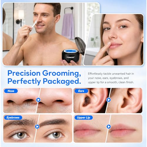 Image of FONESO Nose Wax Kit for Men & Women with 56 Pcs Accessories
