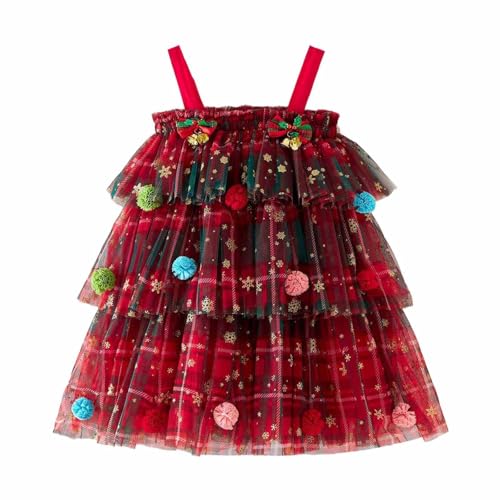 Vestidos para Bebés Niña Mariposa Tul Elegante Verano Floral de Tutú Sin Mangas con Un Niña Pequeña de Princesa Vestido Ceremonia Fiesta de Cumpleaños Boda Flores Vestido 1-6 Años
