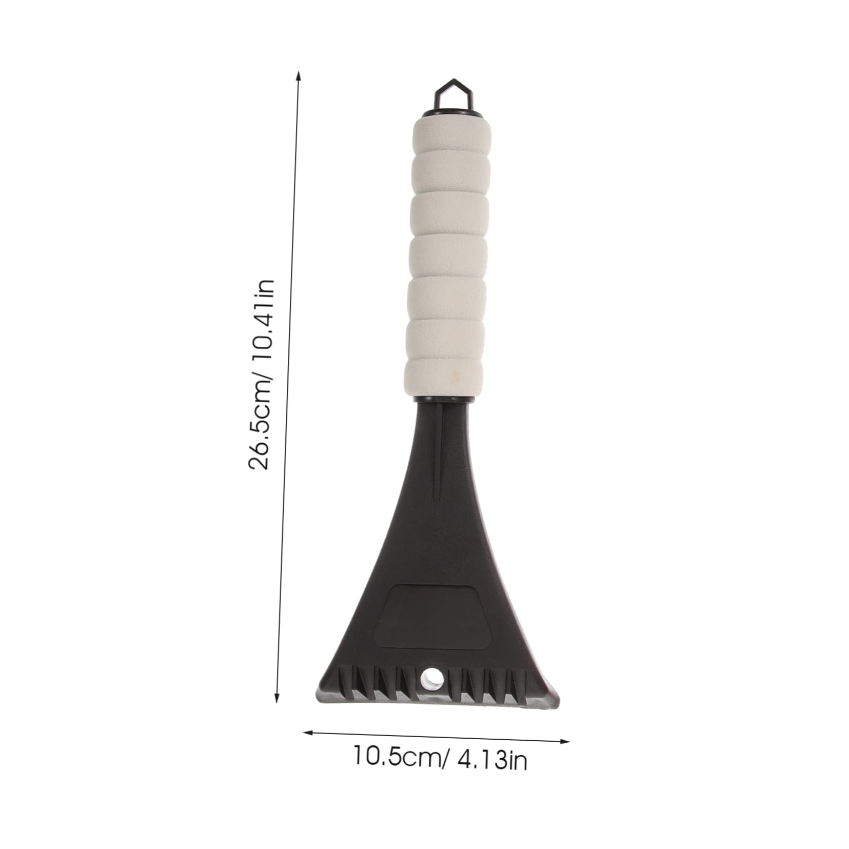 Mikinona 2-Piece Car Snow Shovel Set Eva Handle Plastic Scraper for Emergency Winter Use