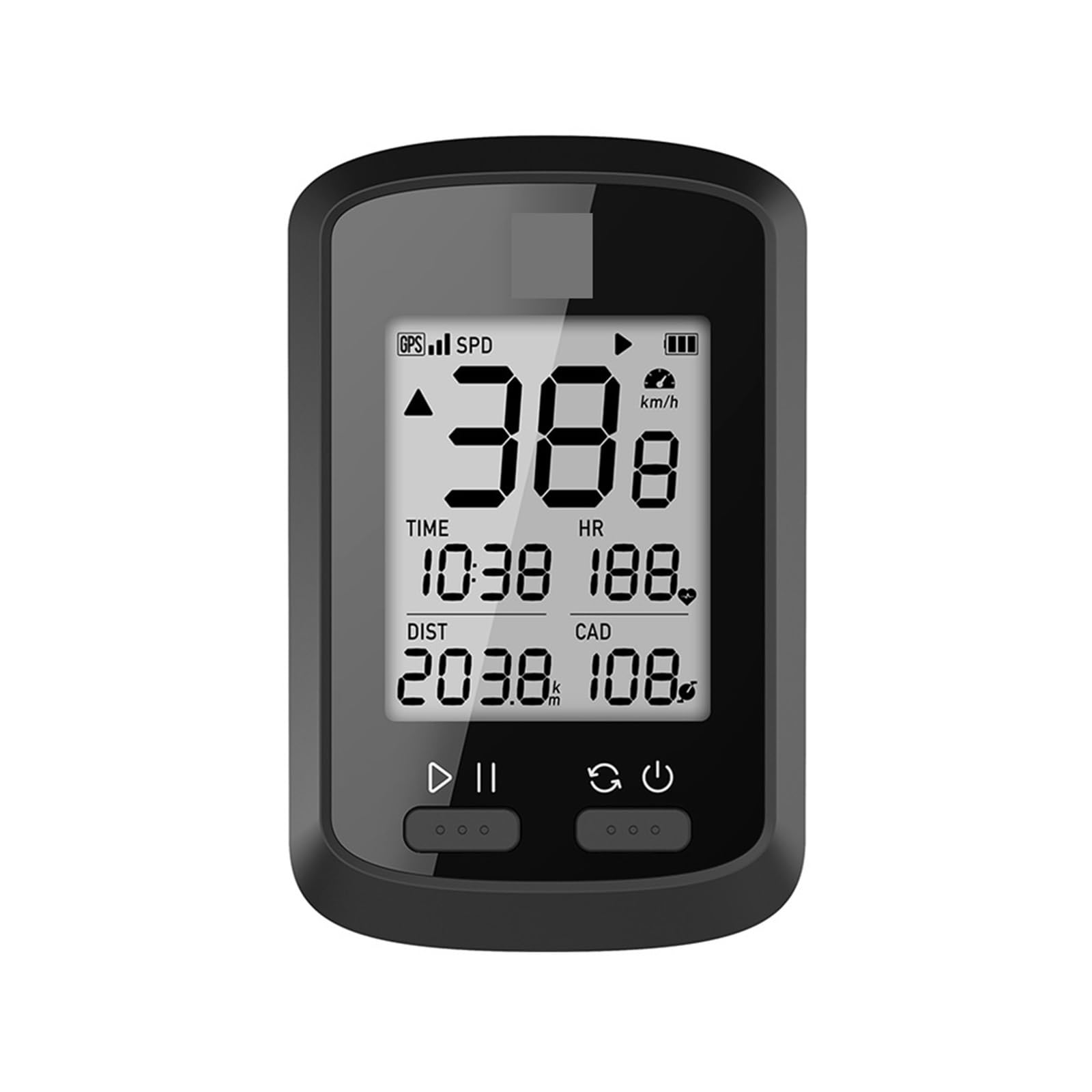 Miernik z wyświetlaczem LCD do rowerów elektrycznych, Rower GPS Komputer Rowerowy Bezprzewodowy Prędkościomierz Wodoodporny Licznik do skutera Ebike