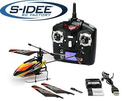 S-Idee ® 01140 / V911 helicóptero 4.5 Canal 2.4 GHz RC helicóptero por control remoto Heli RC Helicóptero Pantalla LCD con giroscopio y 2,4 GHz tecnología a estrenar, para interiores y exteriores, con una función de controlador de GYRO y 2,4 GHz listo para volar!