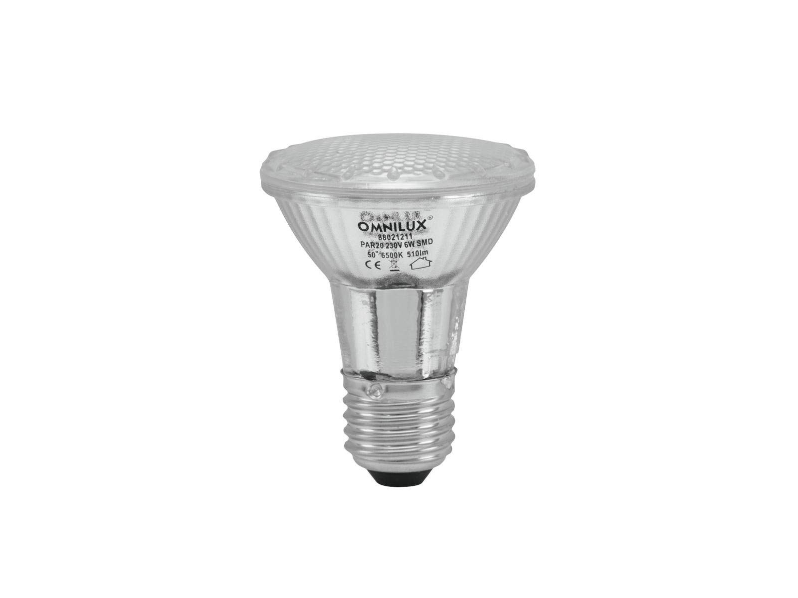 OMNILUXPAR-20 SMD 6W 230V E-27 LED 6500K