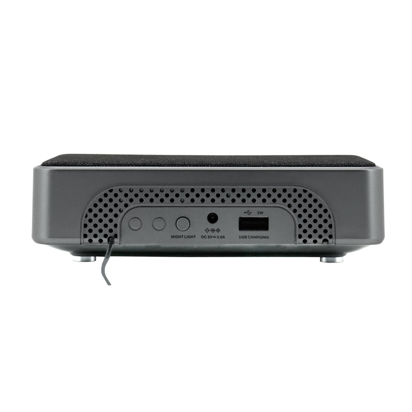 Soundmaster UR250AN DAB+ Digitaler Radiowecker mit kabelloser Ladestation, Nachtlicht, Wireless Charger iPhone/Samsung Galaxy, LED-Display 5-stufiger Dimmer, 2 Weckzeiten, Uhrenradio ohne Ticken