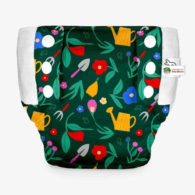Image of SuperBottoms UNO Pull-up Pant Style Diaper | Cloth Diaper for Babies | Reusable, No Tapes, Easy to Wear, Designed for Active Little Ones | 3M - 3Y | Pack of 1