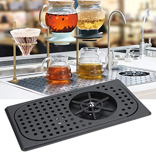 Sciacquatrice Bicchieri Acciaio Inox con Spray Laterale e Vassoio 325x175x65mm per Bar