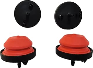 Kvjicdo 951-10639A 570682A Primer Bulb Fit for MTD Yard Machines Craftsman Troy-Bilt C-Cadet Tecumseh AV520 HMSK100 HMSK105 HMSK110 Snowblower Rep 751-10888 951-10888B (4 Pack)