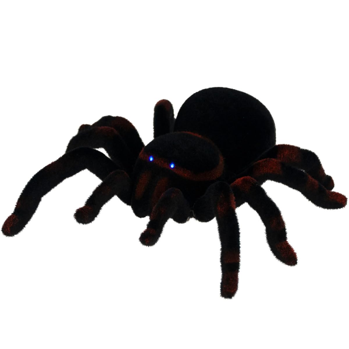 Martom Tarantula Ferngesteuerte Spinne mit Fernbedienung Vogelspinne mit leuchtenden LED-Augen und Fernbedienung – Vogelspinne-Spielzeug