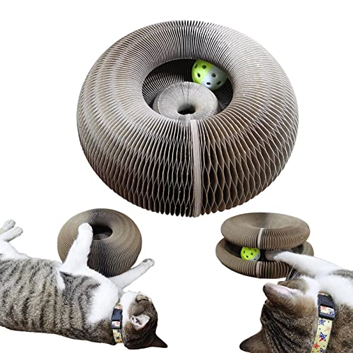 Rascador de gato de diseño moderno | 2 en 1 divertido tablero rascador para gatos – Rascadores para gatos para proteger tus muebles Mashin