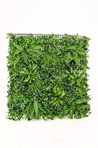 artplants.de Jardín Vertical con Hierba, Helecho y boj Artificial Lorenza, Espacios protegidos,...