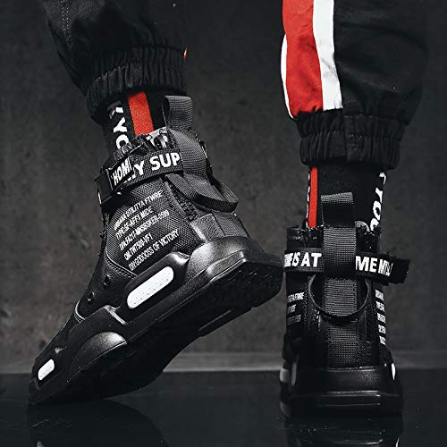 Image of Mens Fashion Sneakers High Top Walking Shoes Sport Athletic Casual Shoe Vogue Stylish Men