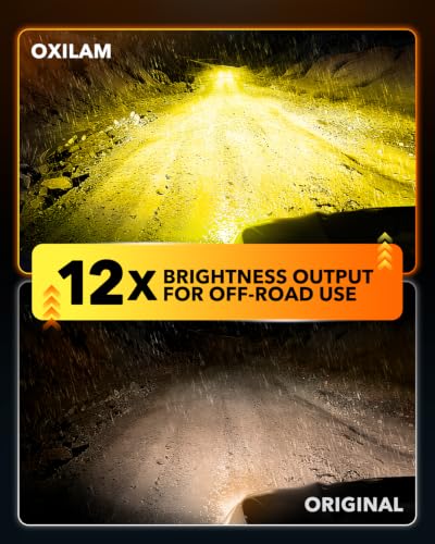 Image of OXILAM H11 Fog Bulbs Yellow Light, 1200% Brighter Amber Fog Lights, Full Illumination No Dark Spot, 1:1 Design Wireless Plug & Play, IP68 Waterproof, Pack of 2