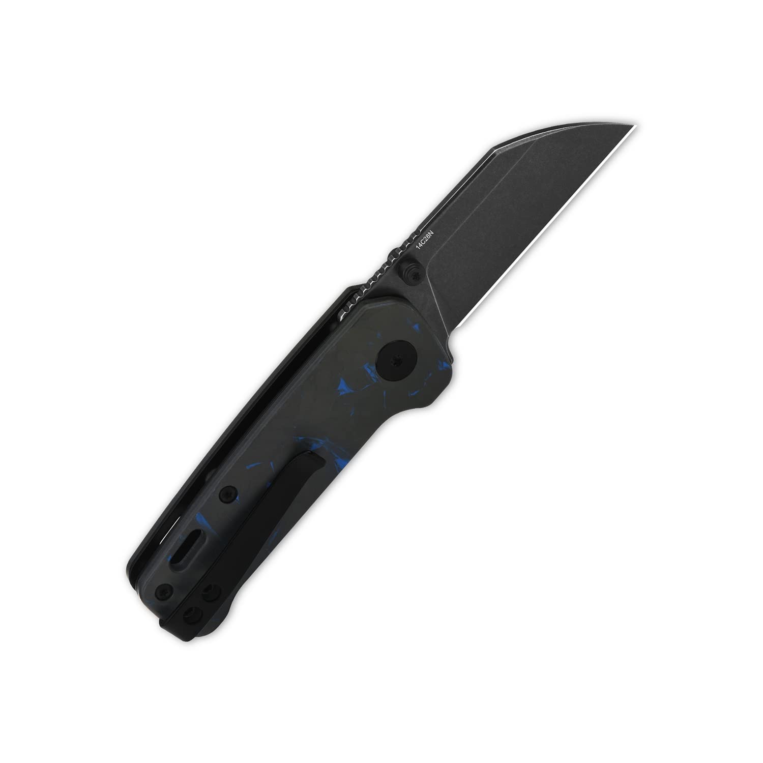 QSP Penguin Mini Einhandmesser mit Kohlefaser - Griff