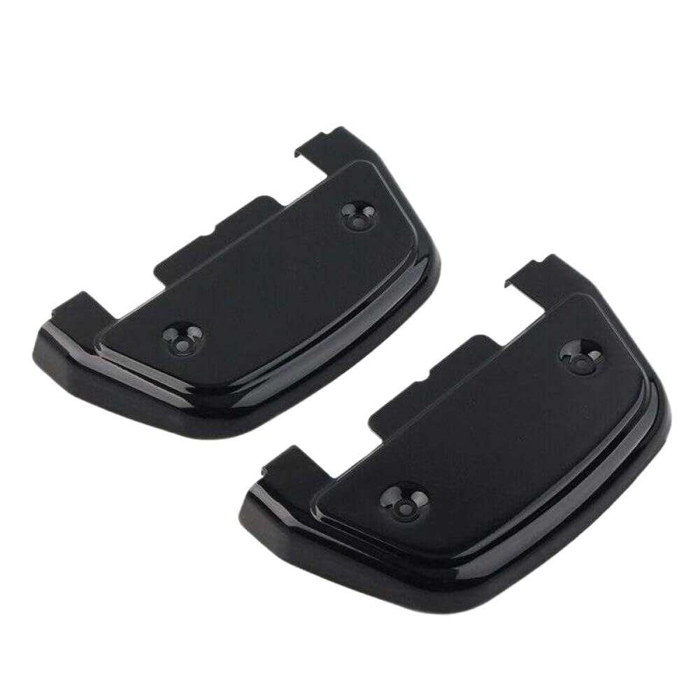 Cubiertas para estribo de pasajero de motocicleta, compatibles con Electra Street Road Ultra Softail, tapa de pie en forma de D